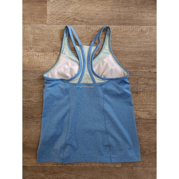BROOKS Womens Running Racerback Tank Top Shirt Size Medium - Picture 2 of 4